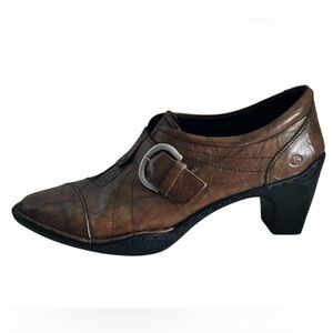 Josef Seibel Brown Leather Women's 2” Heel Shoes Size 38